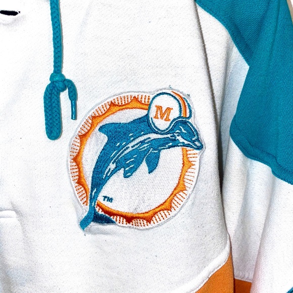 Vintage 90s Apex One Miami Dolphins Sweatshirt - Picture 4 of 8